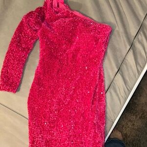 Sparkling Pink Kids Dress